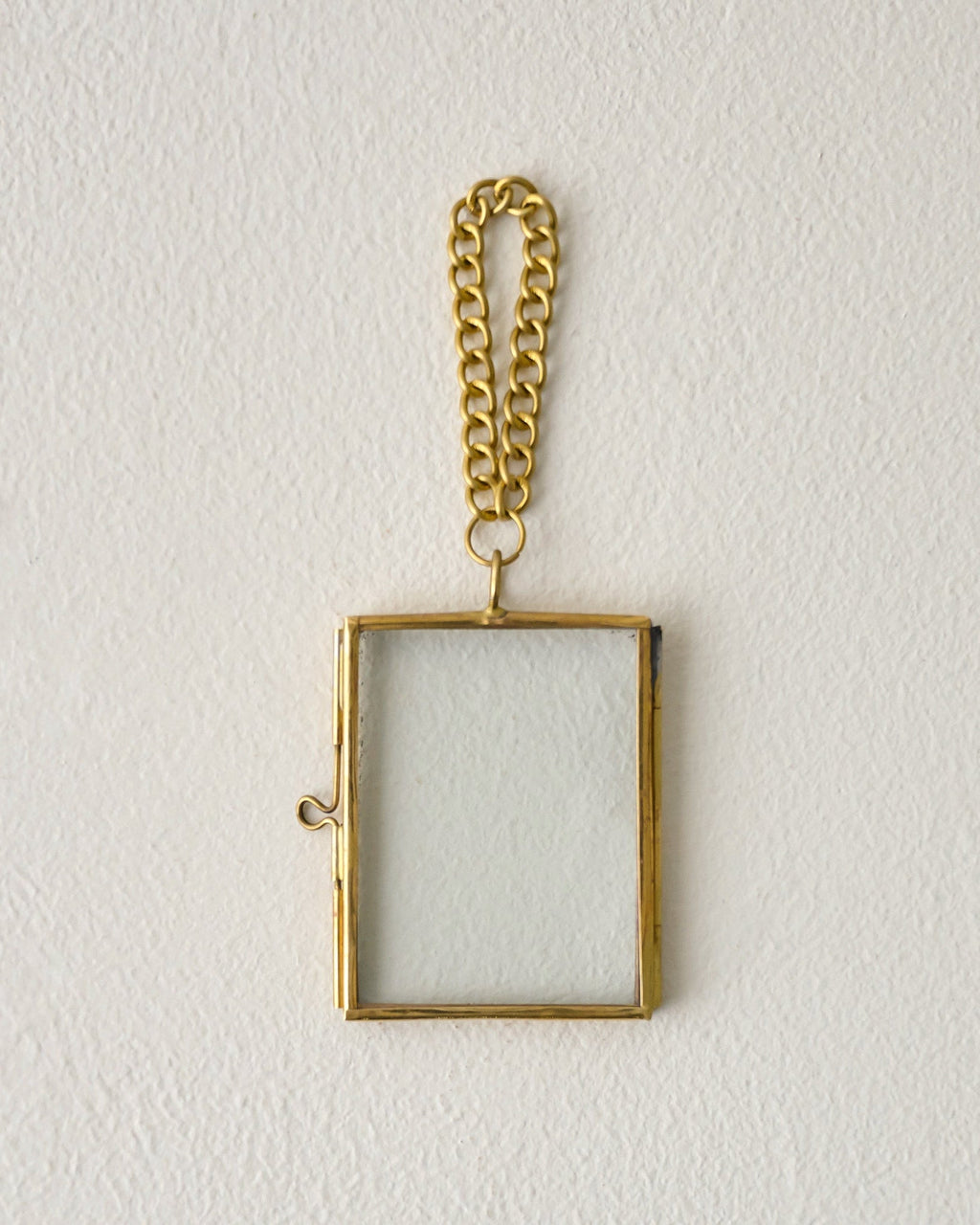 Josie Hanging Brass Photo Frame