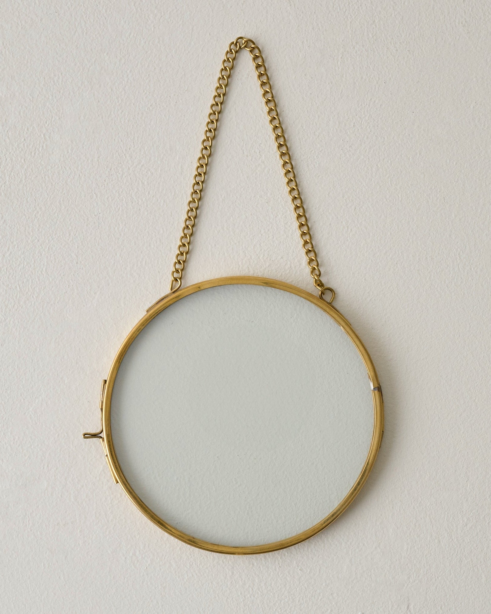 Josie Hanging Brass Photo Frame