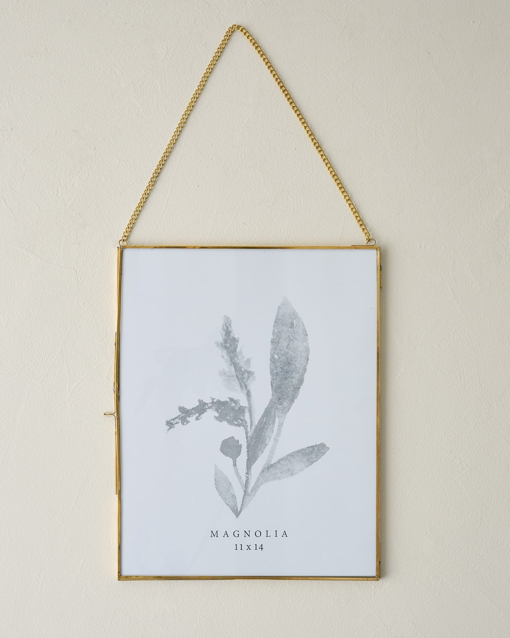 Josie Hanging Brass Photo Frame