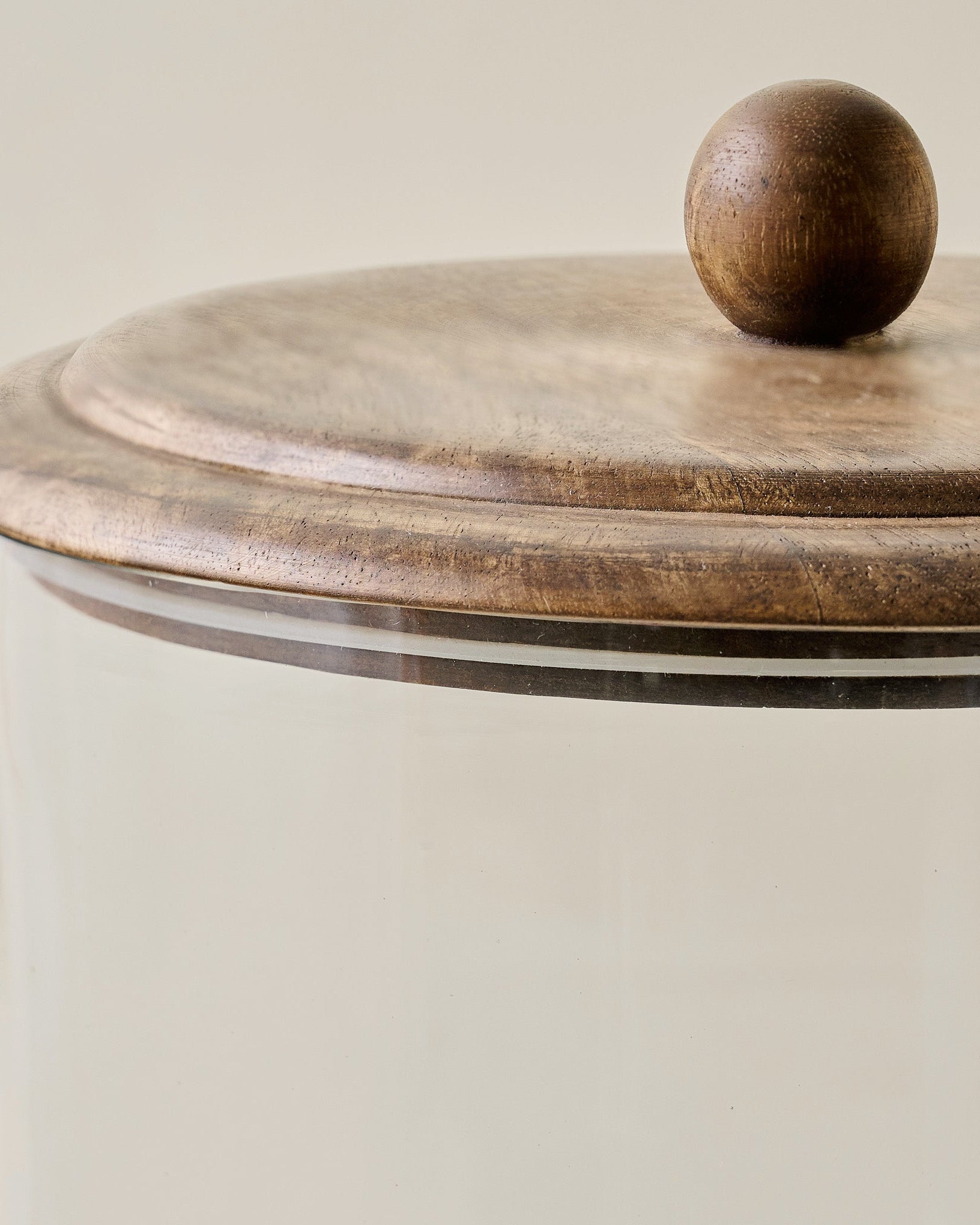 Wood + Glass Trifle Dish