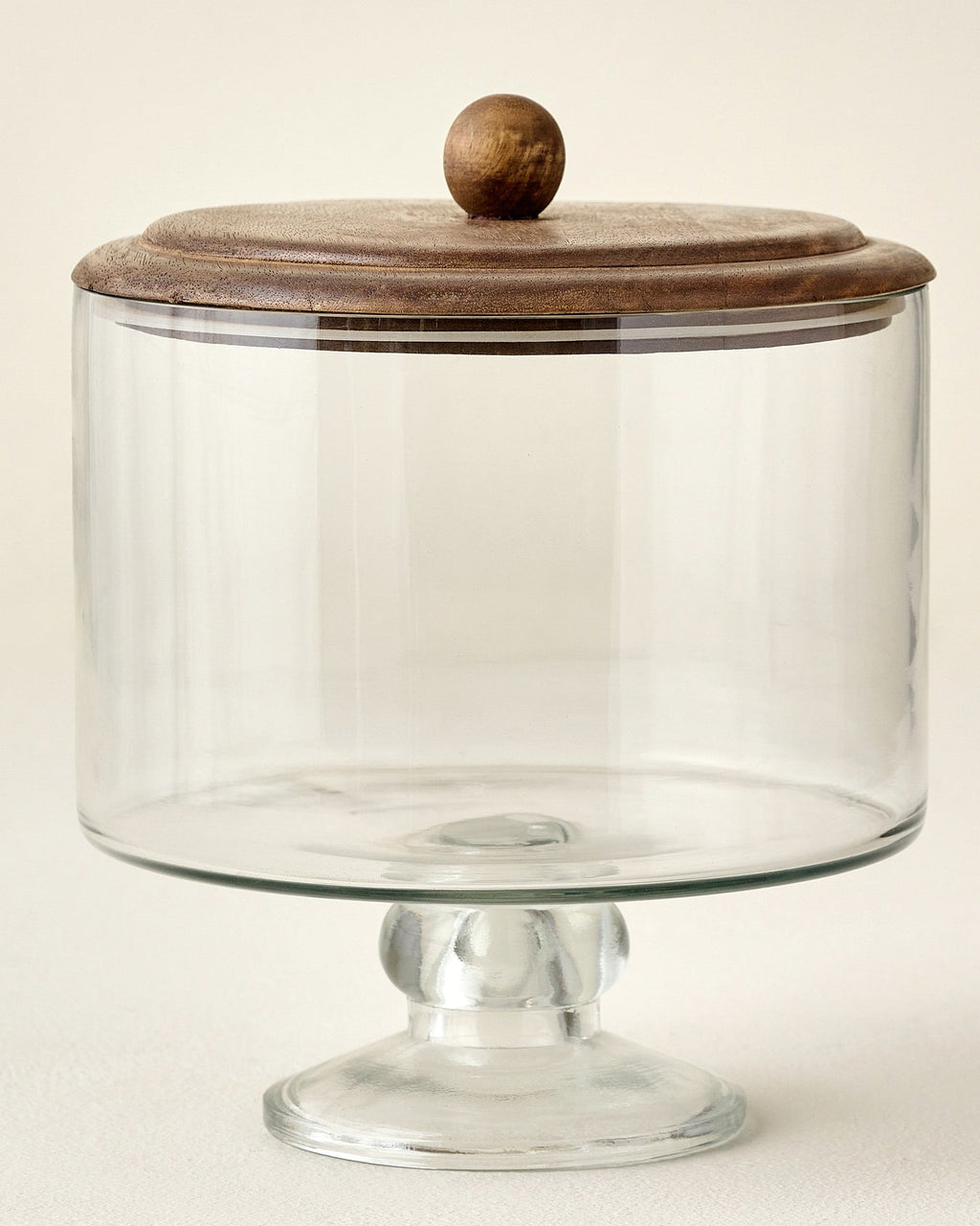 Wood + Glass Trifle Dish