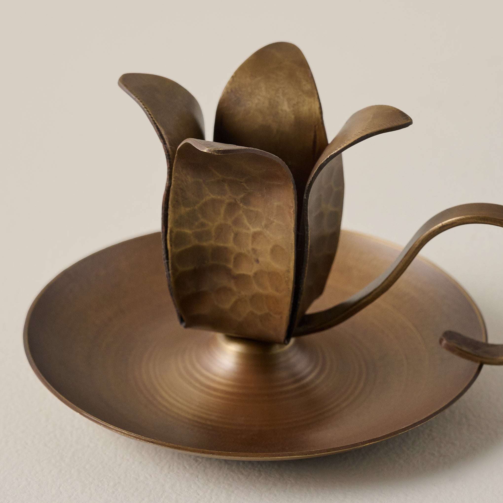 Forged Tulip Chamberstick