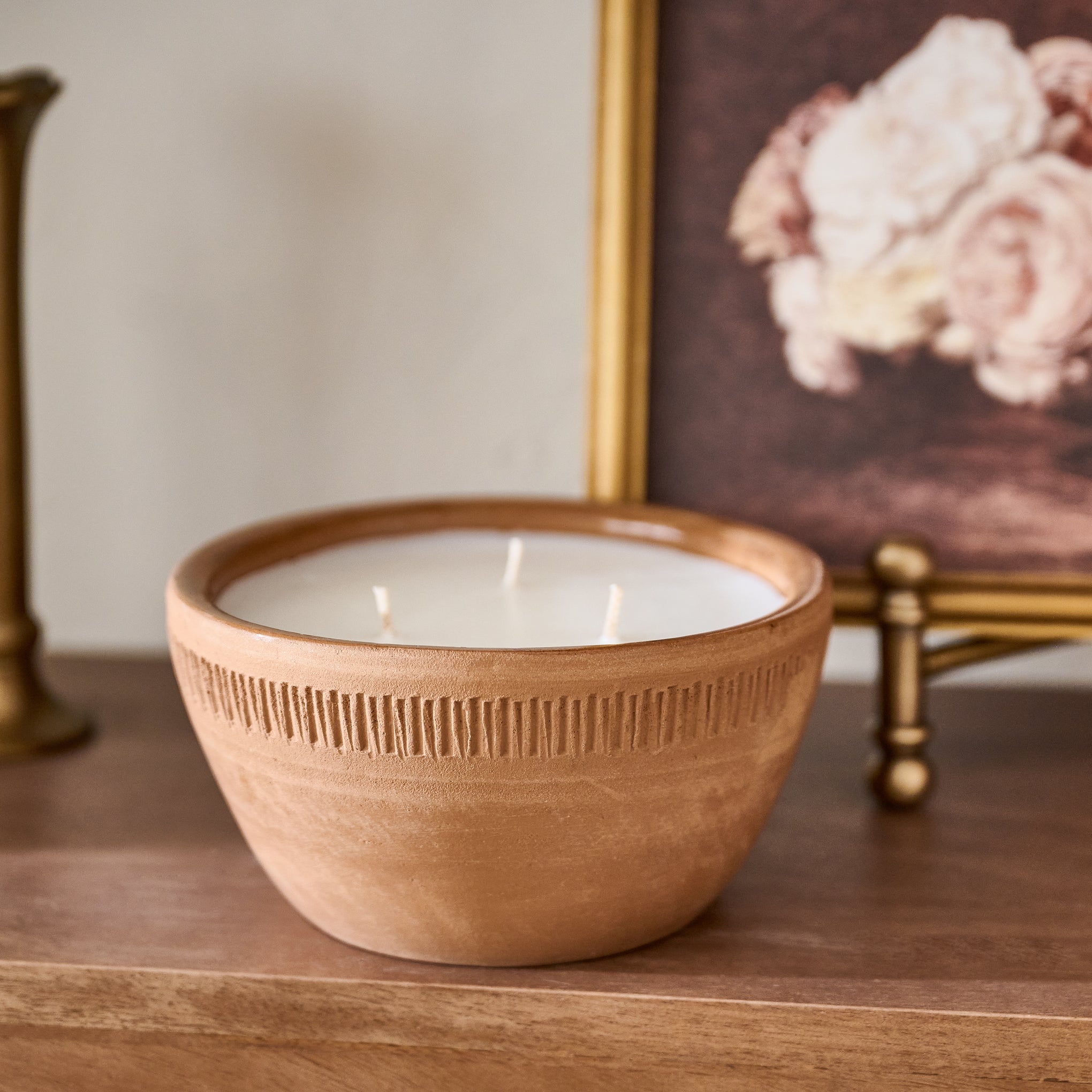 Magnolia Greenhouse Rustic Bowl Candle
