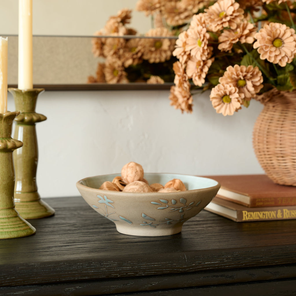Claire Decorative Floral Bowl
