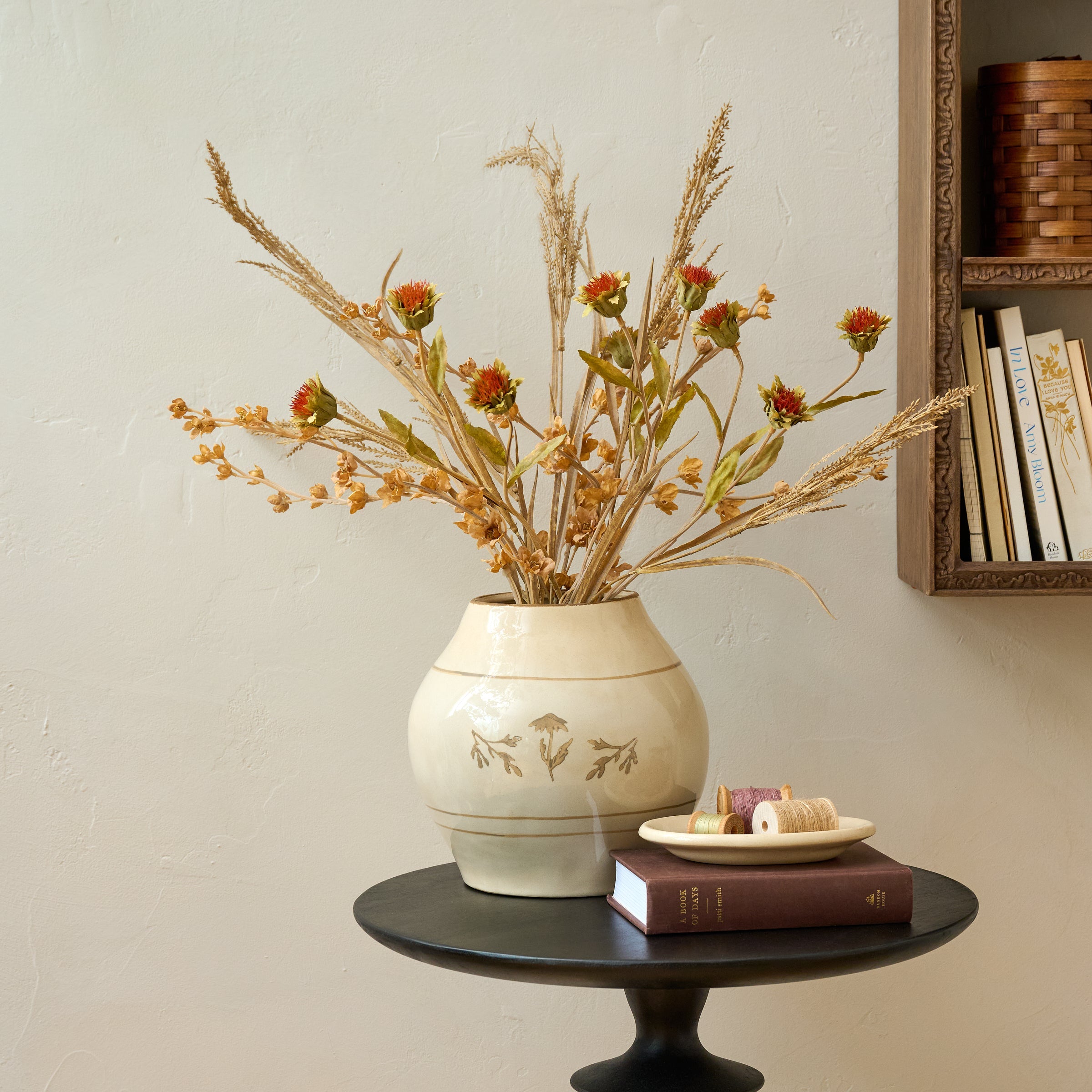 Nadine Ceramic Round Vase