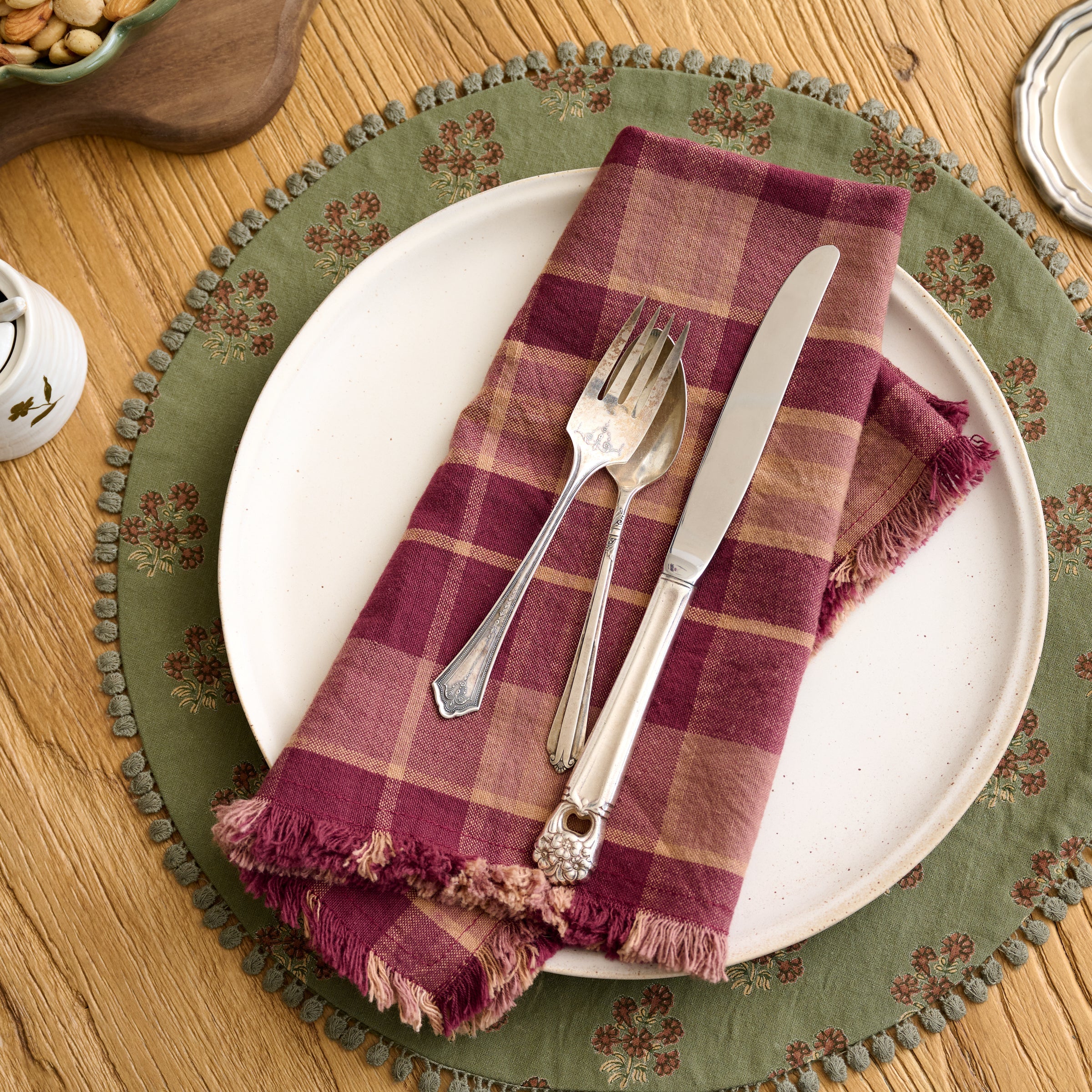 Maisley Plaid Napkin Set of Four