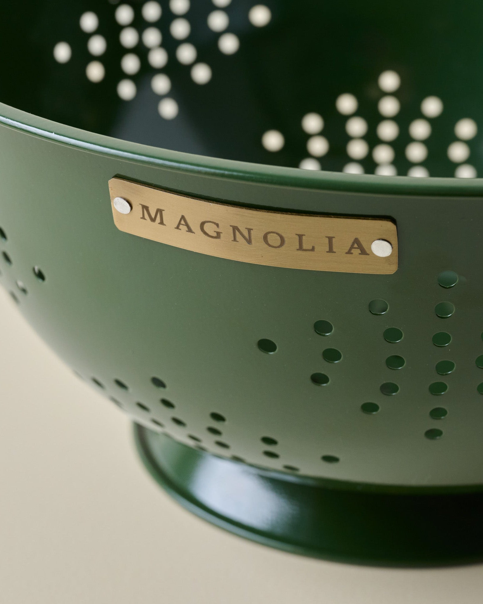 Magnolia Laurel Green Colander