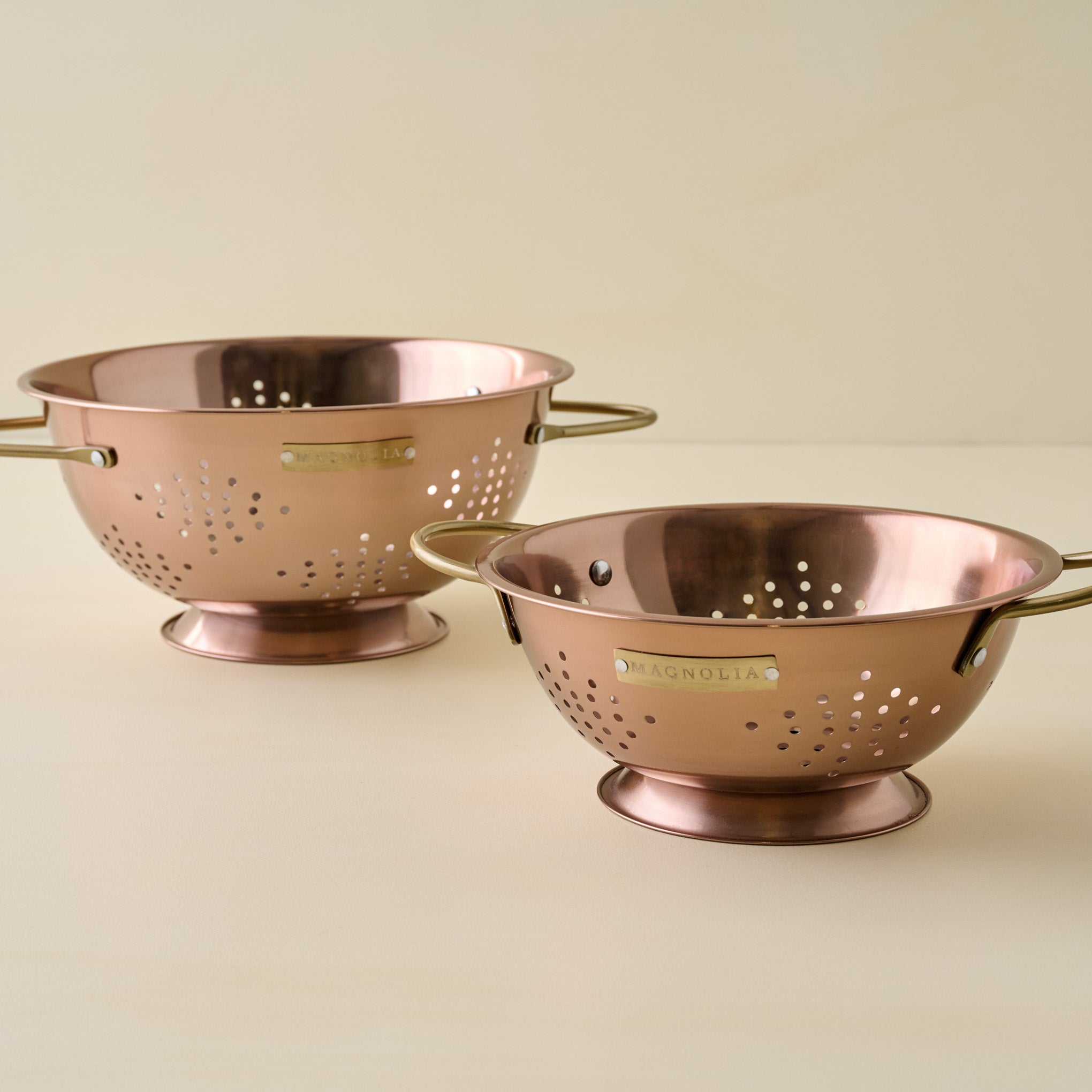 Copper + Brass Colander