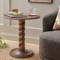 Barley Twist Round Accent Table