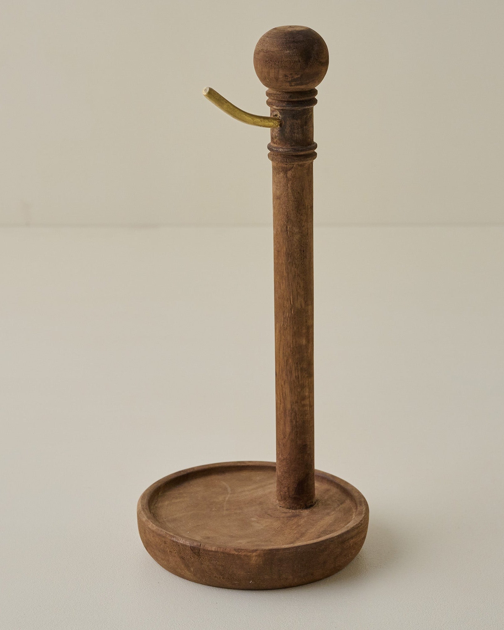 Antiqued Wood Banana Stand