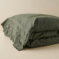 Clara Eyelet Flange Duvet Cover