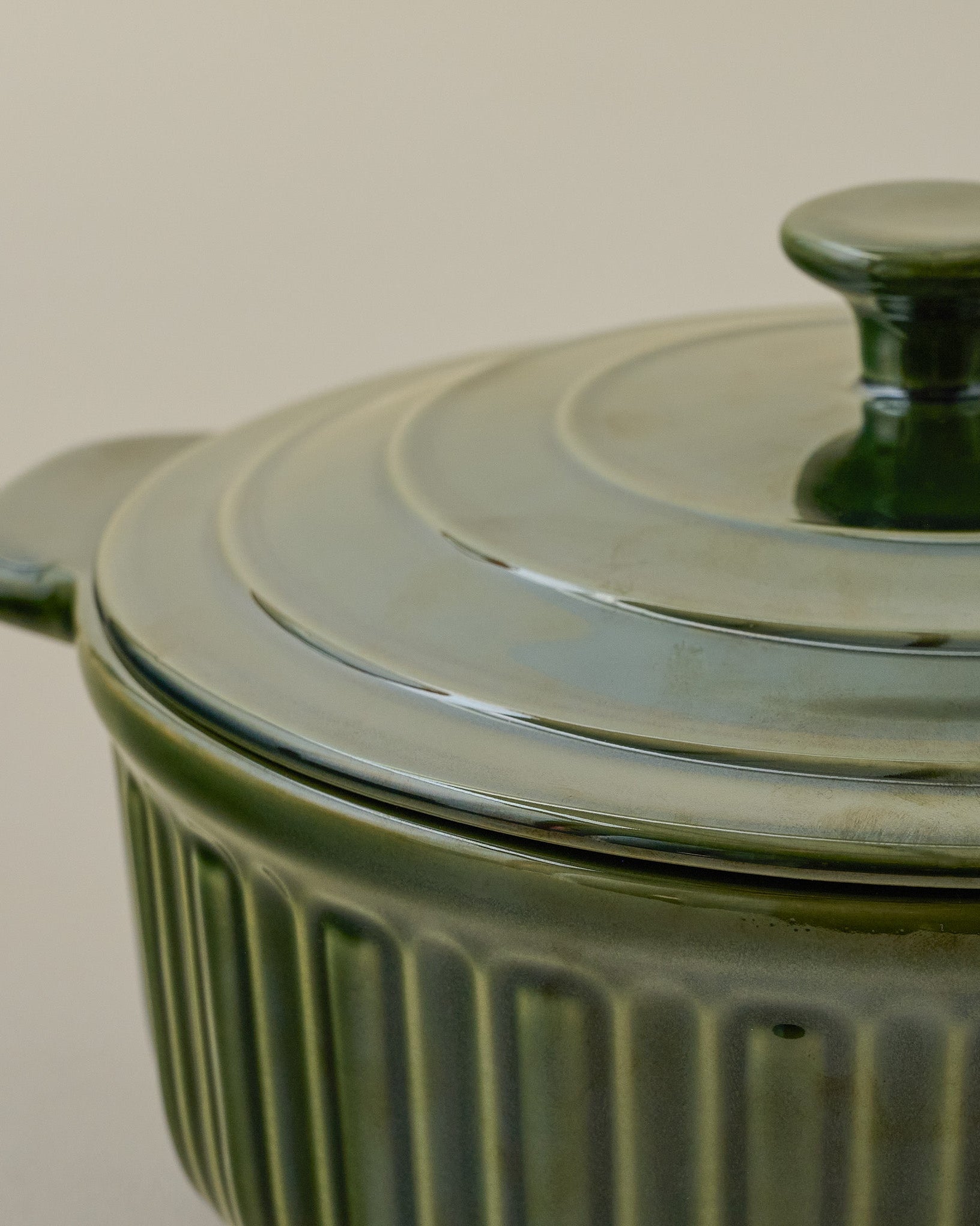 The Cottage Collection Forest Green Baking Dish with Lid