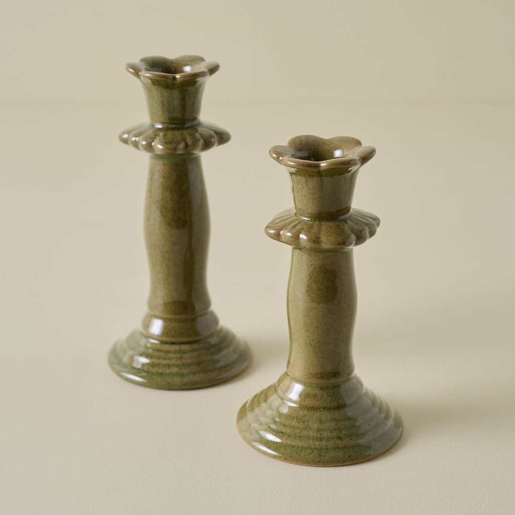 Dara Floral Taper Holder