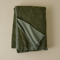 Oversized Reversible Crosshatch Throw