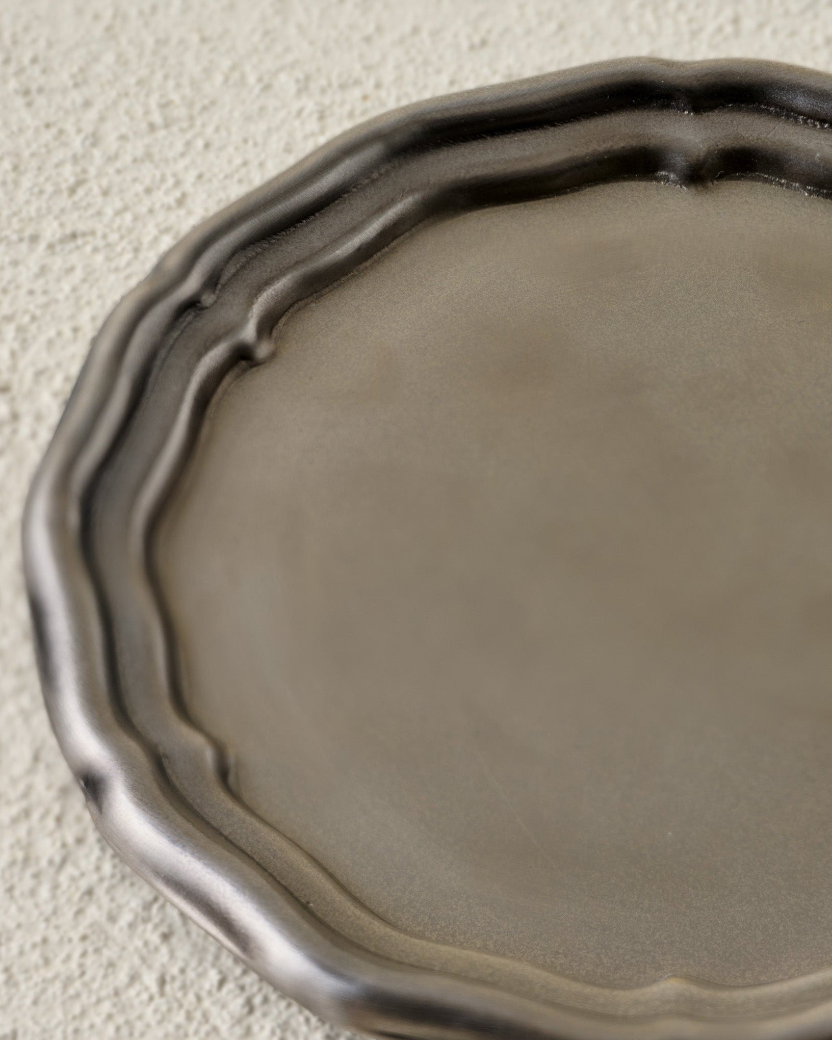 Vintage-Inspired Pewter Coaster Set
