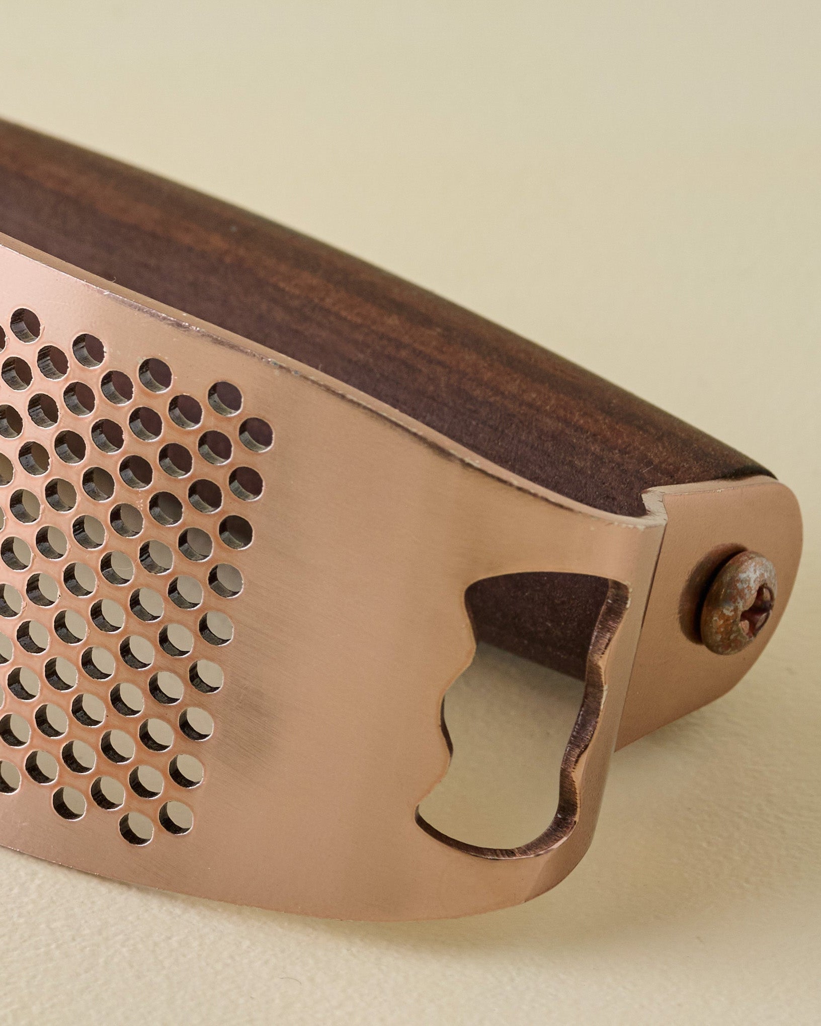 Copper + Walnut Garlic Rocker