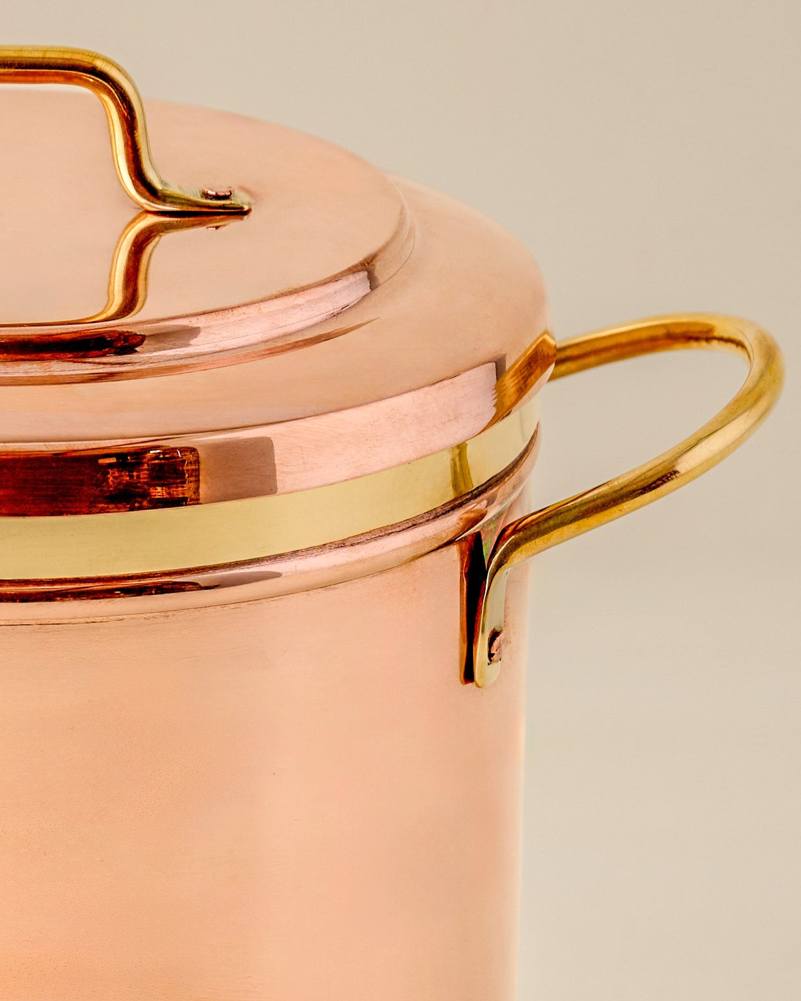 Vintage Inspired Copper + Brass Canister