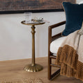 Antiqued Brass Cocktail Table