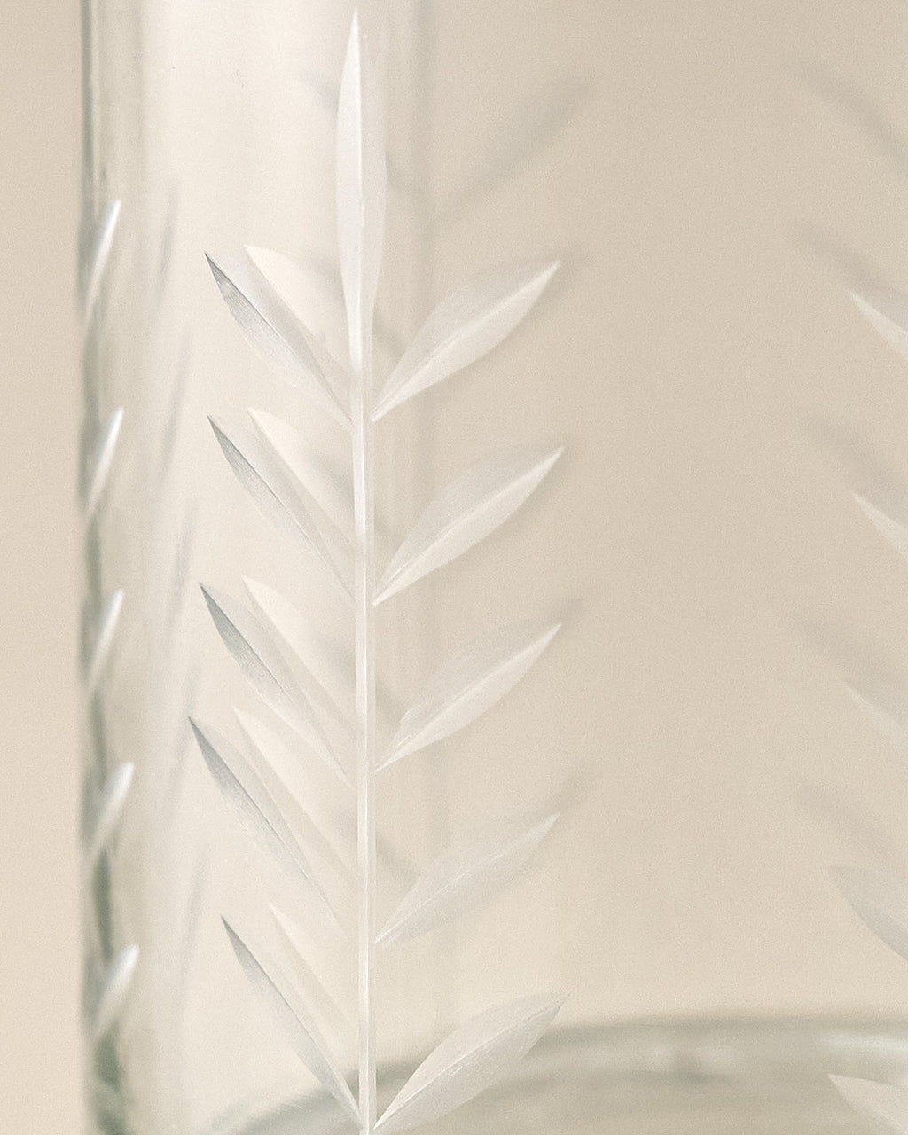 Marlowe Etched Glass Tumbler