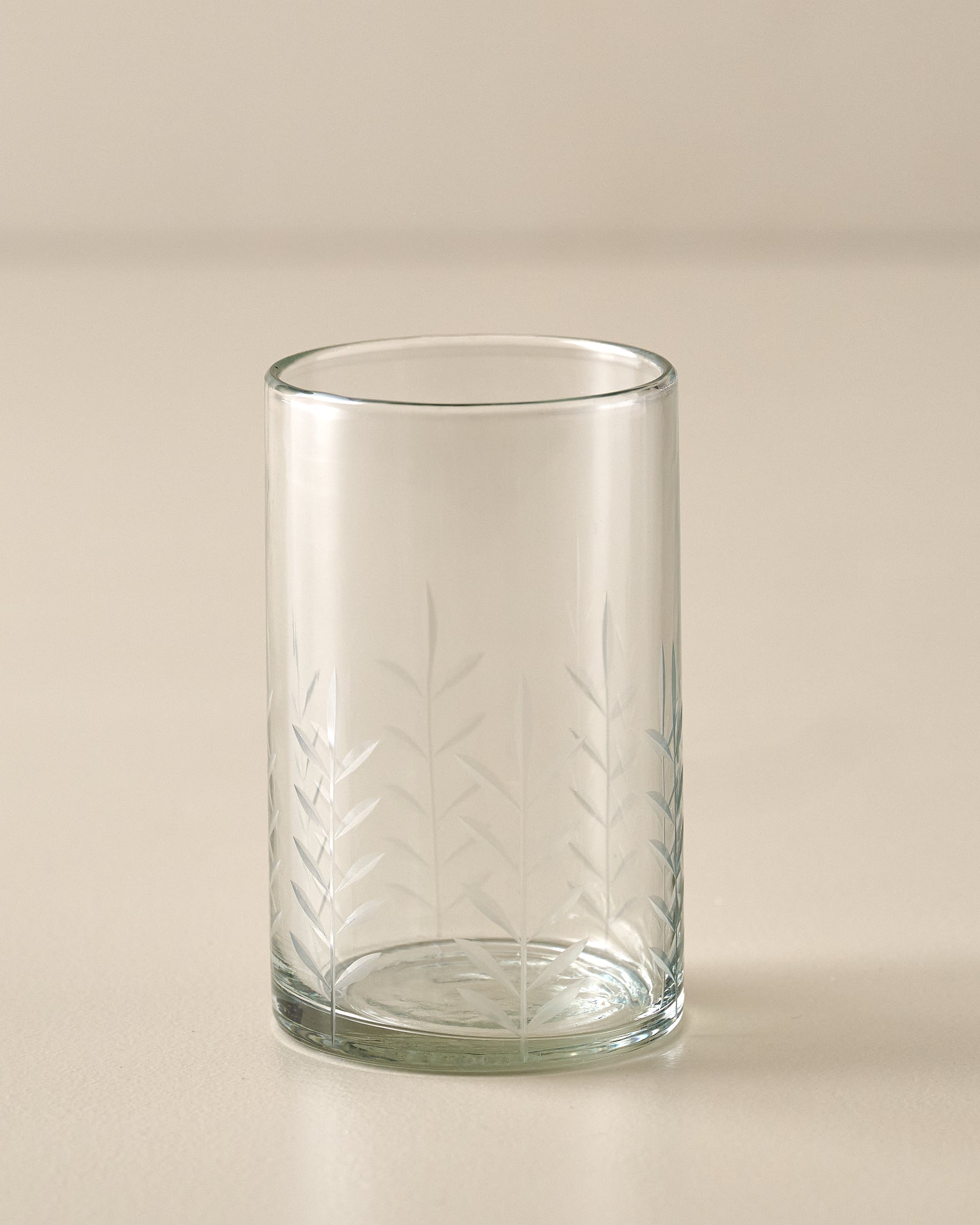 Marlowe Etched Glass Tumbler