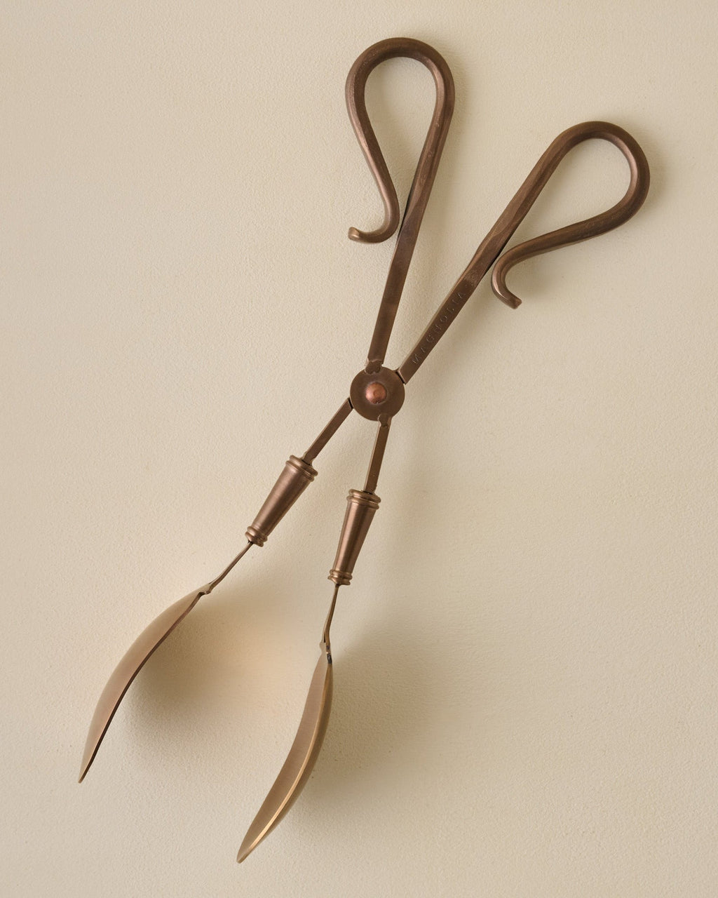 Antique Copper Serving Tongs
