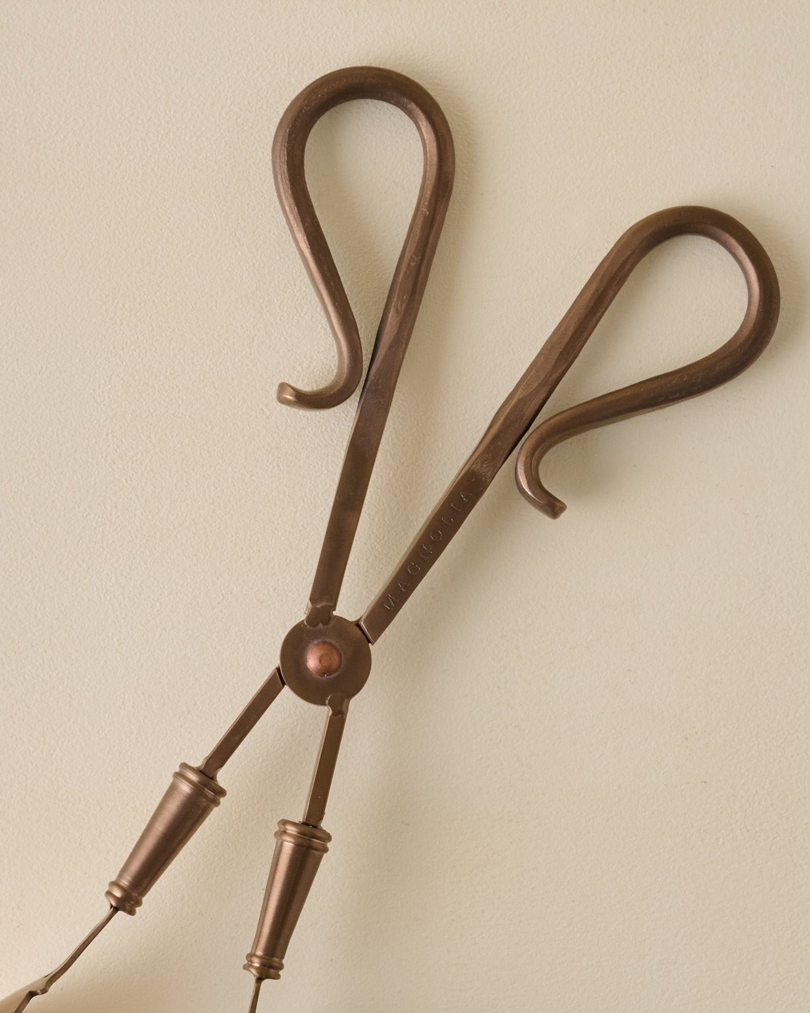 Antique Copper Serving Tongs