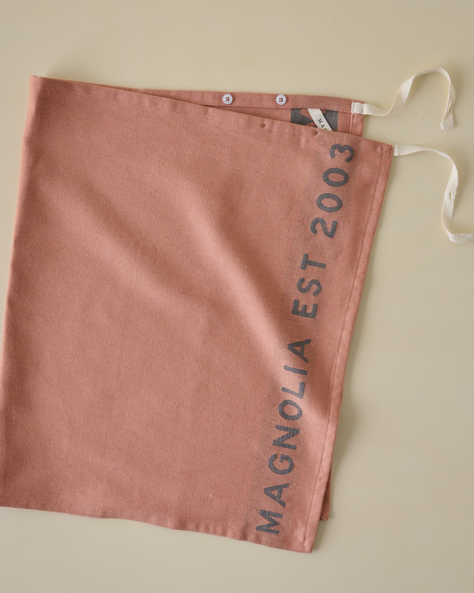 Magnolia Est. Convertible Tea Towel Apron - Pink