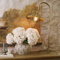 Oversized Brass Pleat Task Lamp