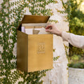 Antique Inspired Brass Mail Box