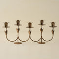 Forged Tulip Candelabra