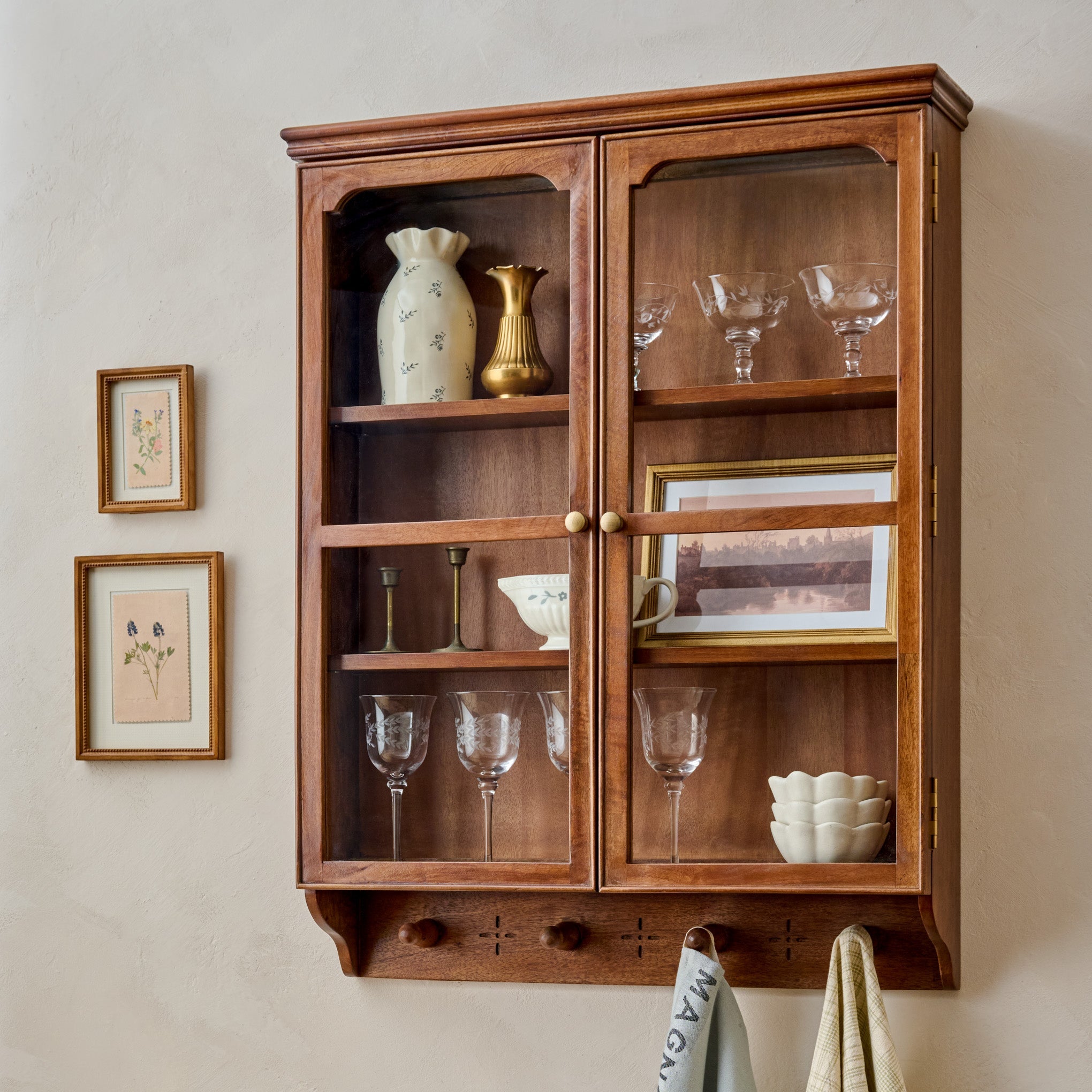Amelia Oversized Display Cabinet with Glass Doors