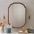 Greer Wood Scalloped Medicine Cabinet