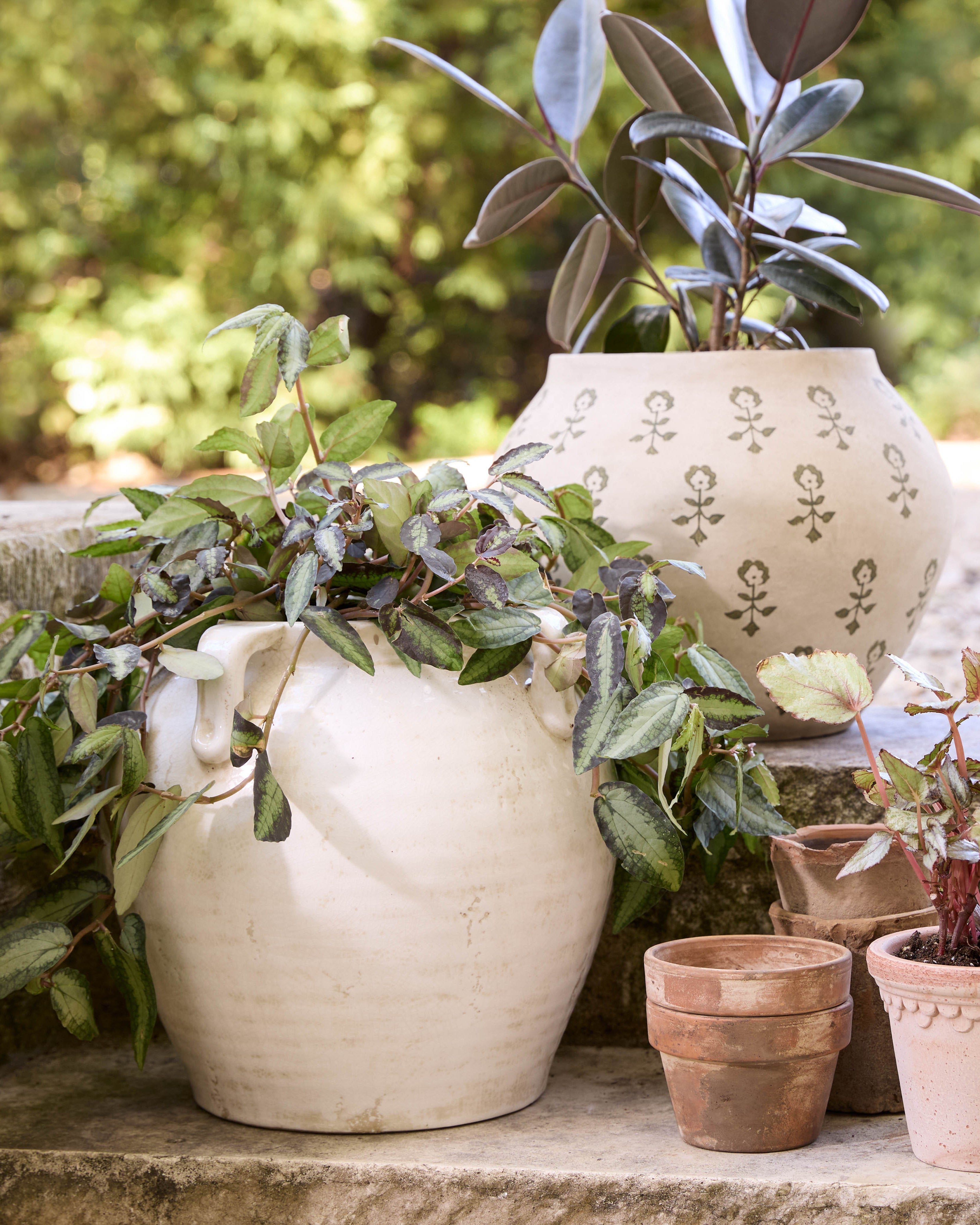 Oversized Crackle Hugo Vase