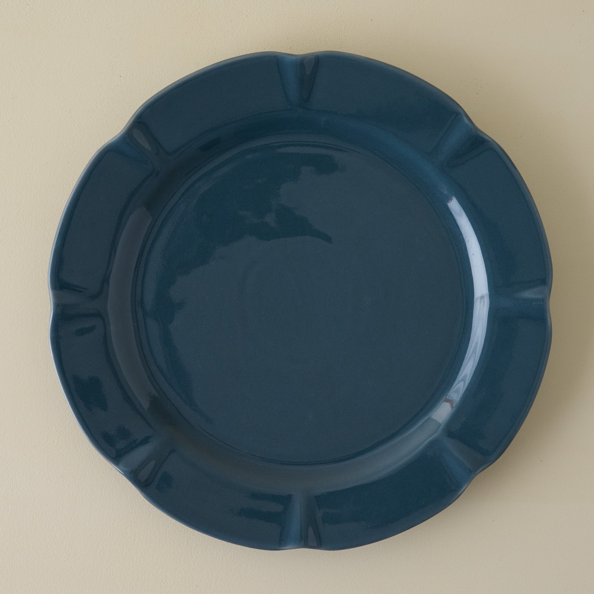 Navy Luna Plate