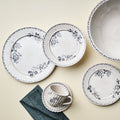 Heirloom Garden Navy Floral 2-Piece Place Setting