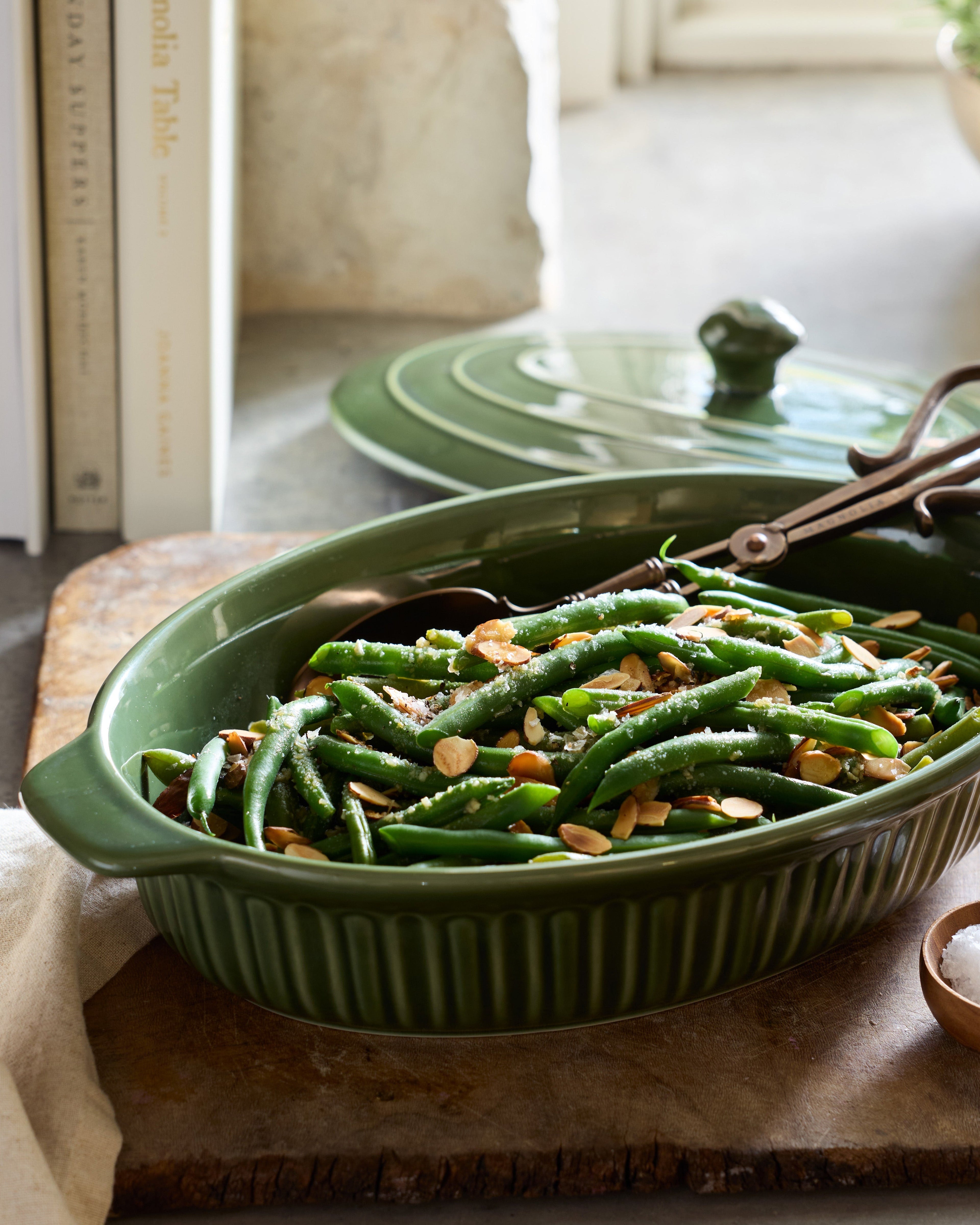 The Cottage Collection Forest Green Oval Baking Dish