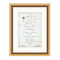 Vintage Menu I