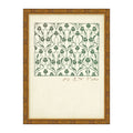 Antique Floral Block Print No.8