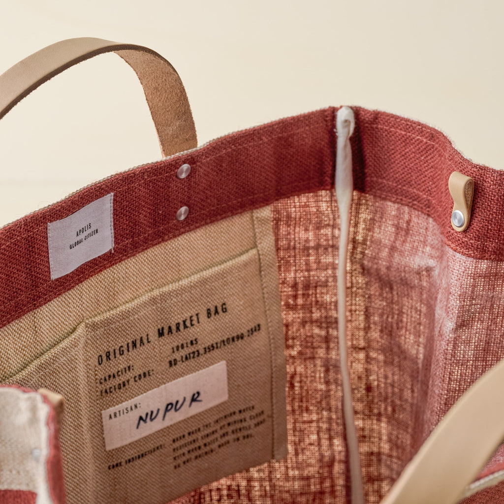 Magnolia Cranberry Market Tote