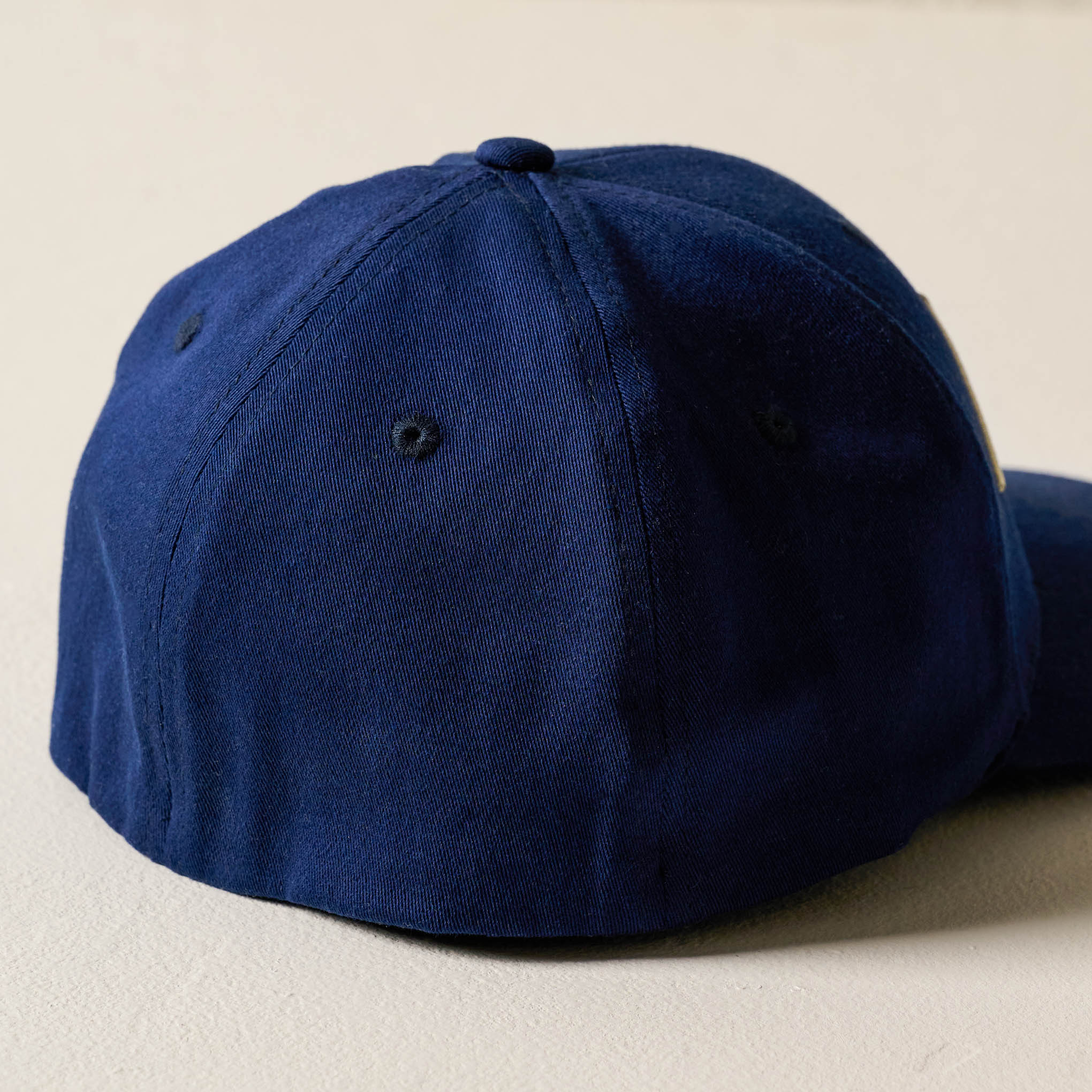 Magnolia Script Embroidered Navy Hat