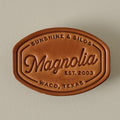 Magnolia Sunshine Leather Magnet