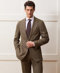 Italian Linen Houndstooth Madison Suit