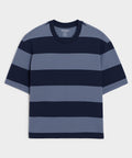 Rugby Striped Cropped Jersey Tee
