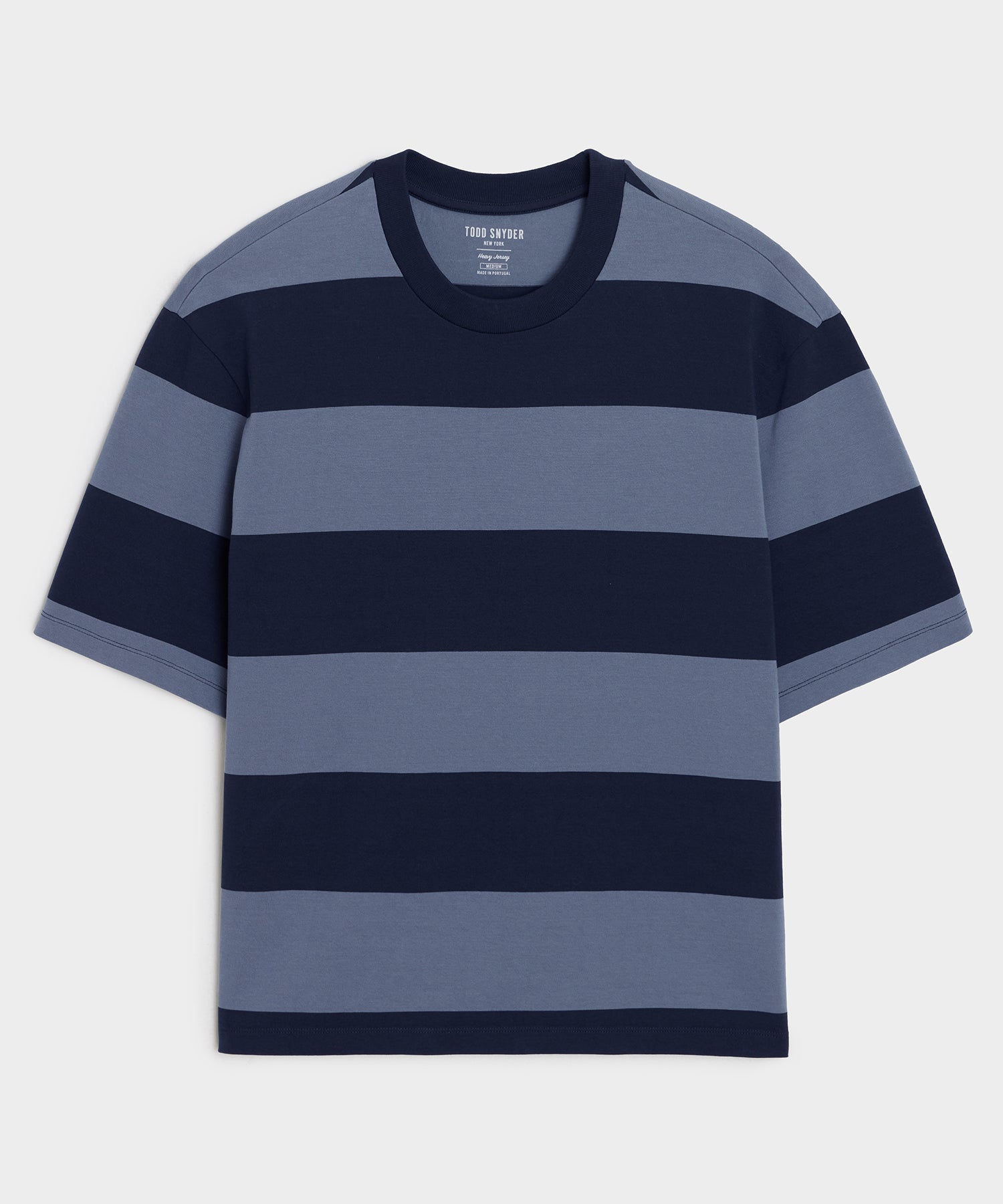 Rugby Striped Cropped Jersey Tee
