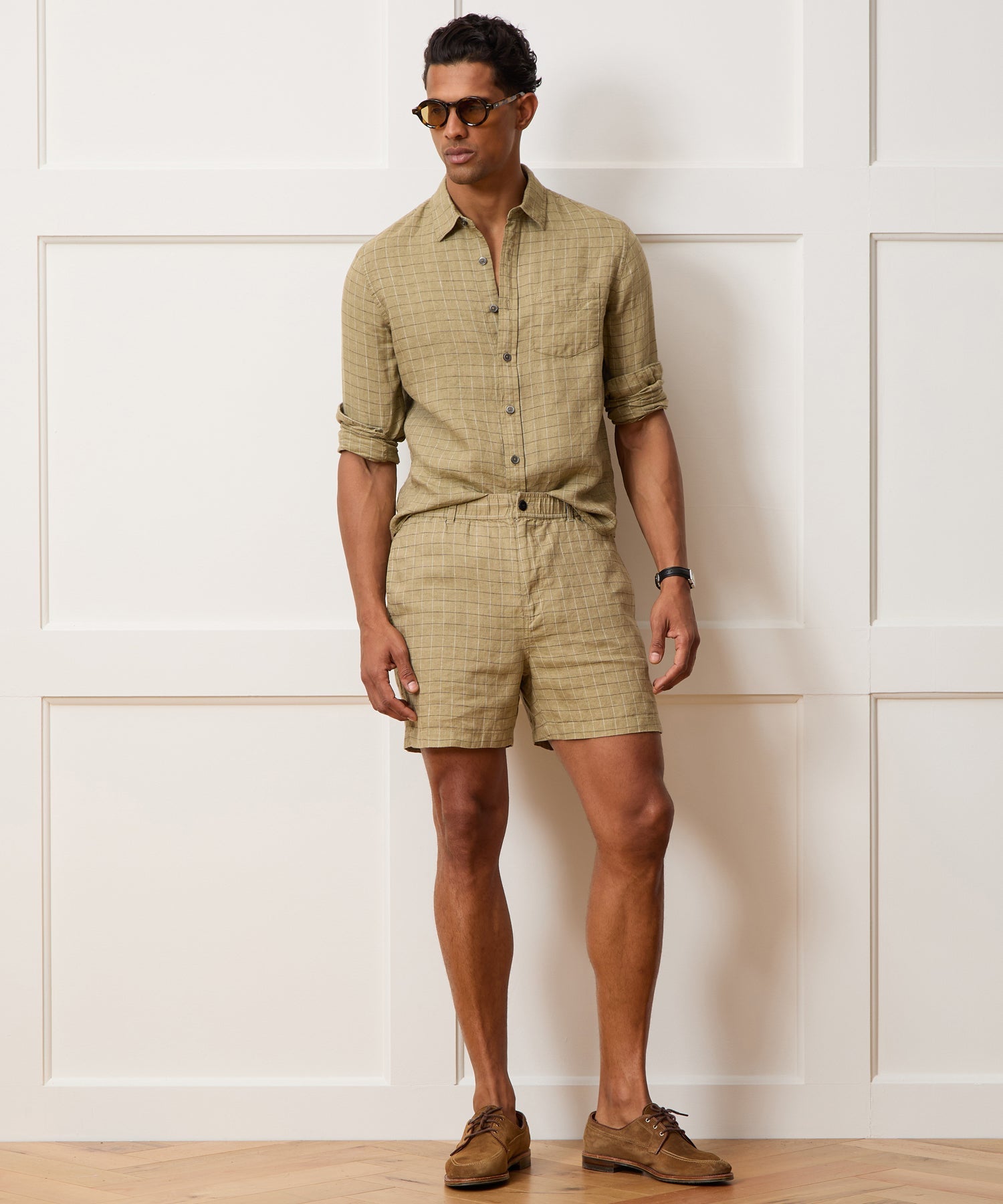5" Linen Beachcomber Short