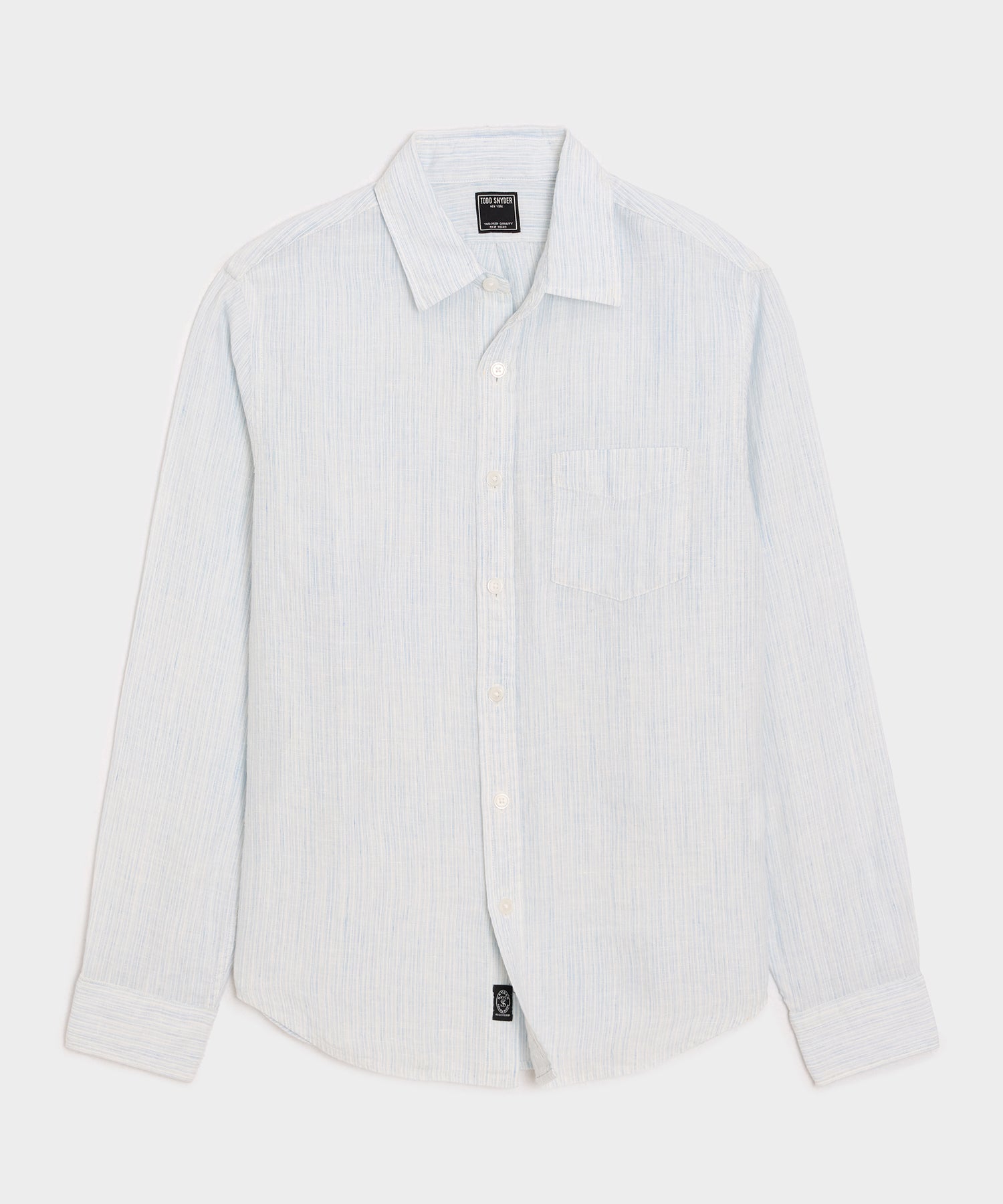 Slim Sea Soft Linen Point Collar Shirt
