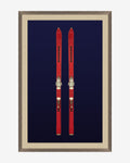 Antique Navy Skis II