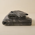Brown Floral Jacquard Towel