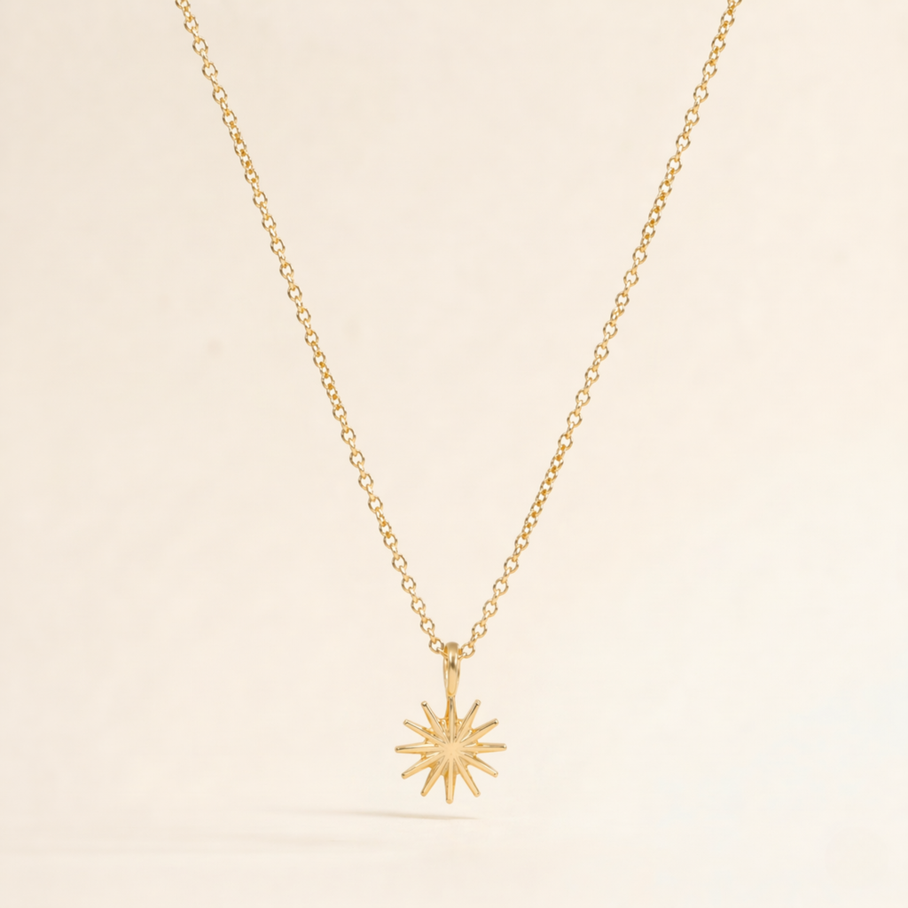 Accomplish Magnificent Things Starburst Necklace