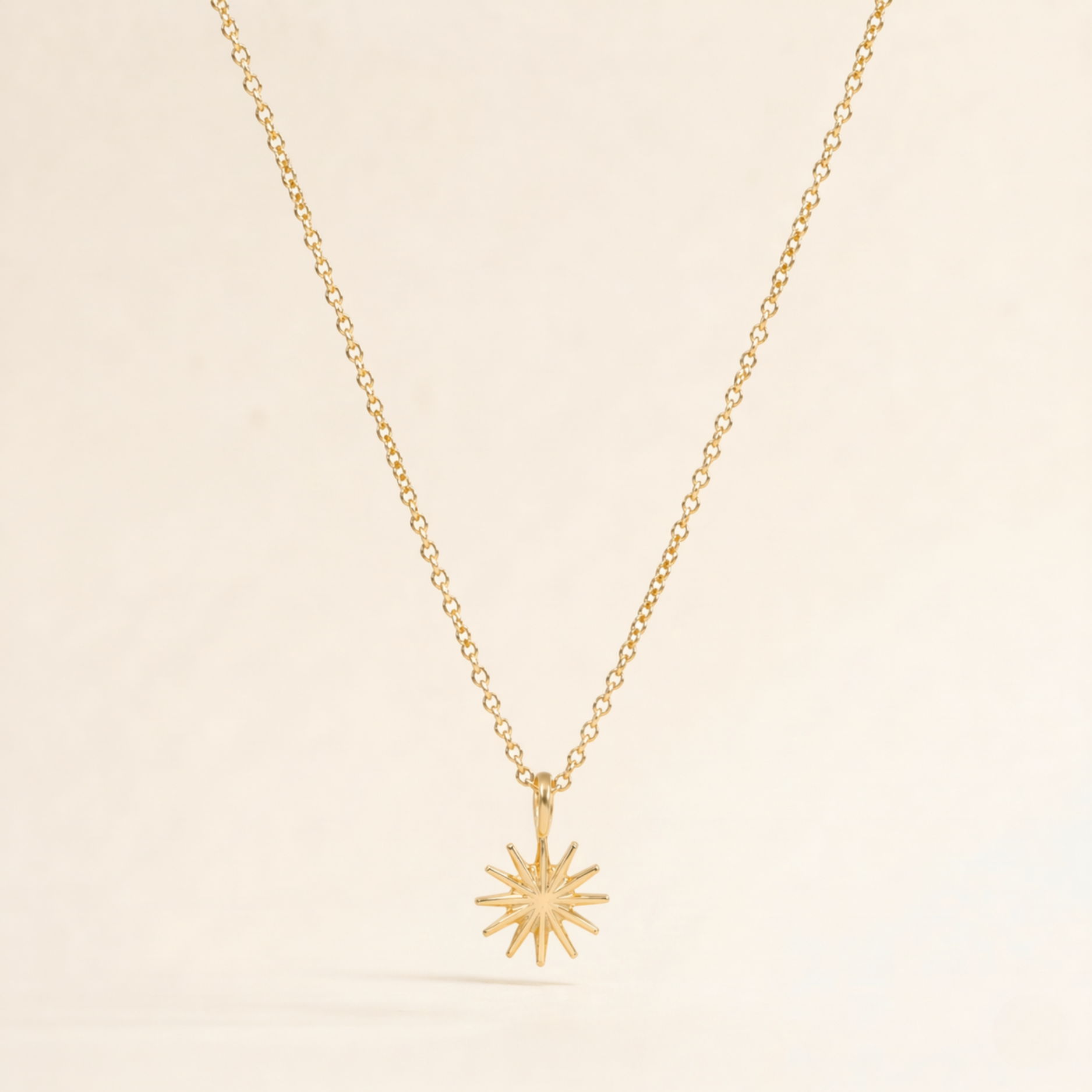 Accomplish Magnificent Things Starburst Necklace
